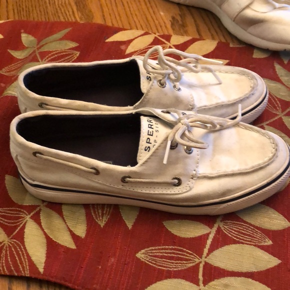 White Cloth Sperry - Picture 4 of 4